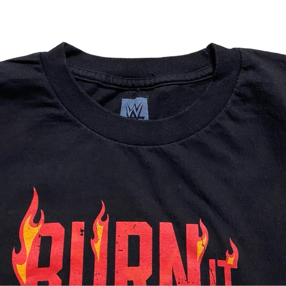 WWE Seth Rollins 2017 “Burn It Down” YOUTH Tee - Picture 3 of 7